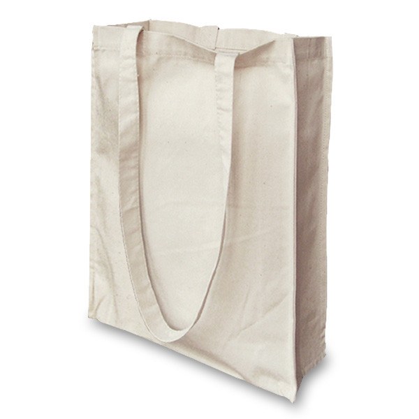 Natural 10oz Long Handle Gusseted Goody Bag