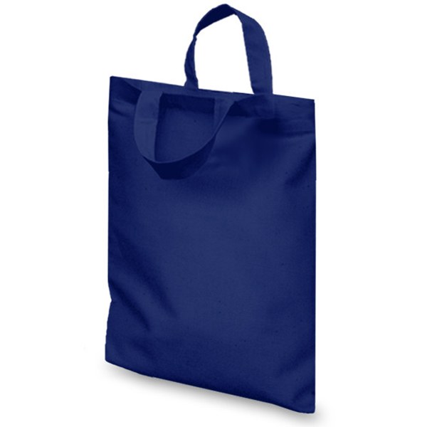Navy 8oz Short Handle Flat Large Goody Bag