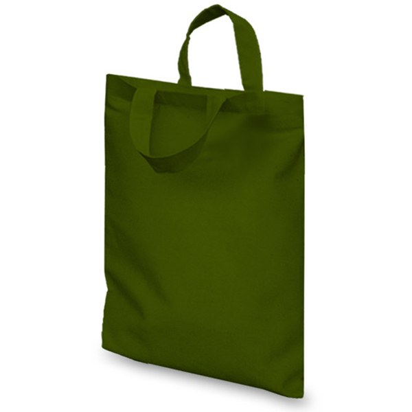 Green 5oz Short Handle Flat Large Goody Bag