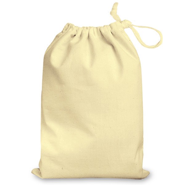 Natural 10oz Drawstring Cotton Gift Bag