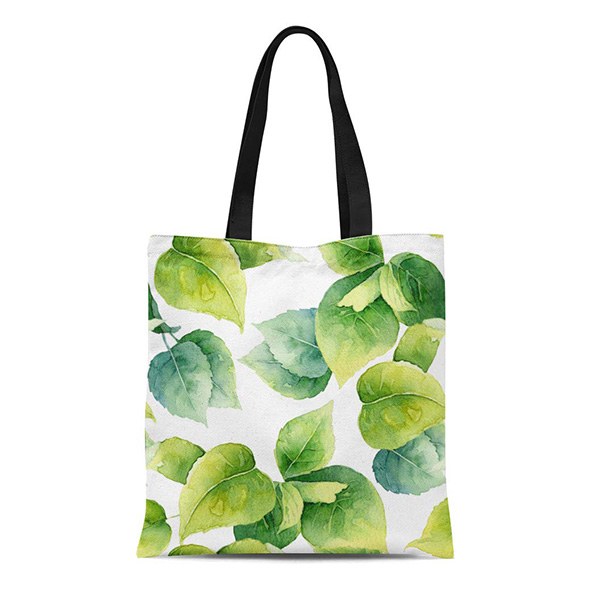 Botanical 5oz Long Handle Fashion Cotton Bags