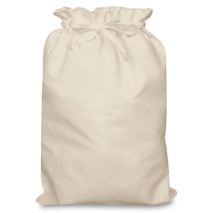 Natural 5oz Double Drawstring Cotton Bag
