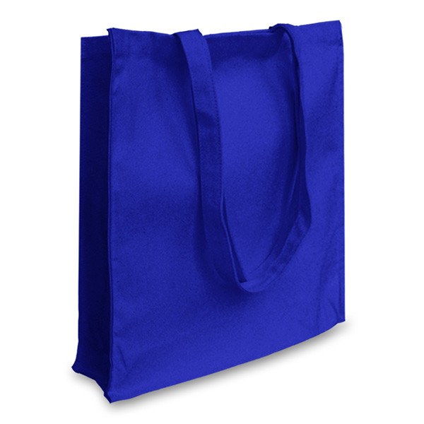 Navy 5oz Long Handle Gusseted Goody Bag
